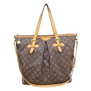 💯 Auth Louis Vuitton Palermo GM Satchel Bag